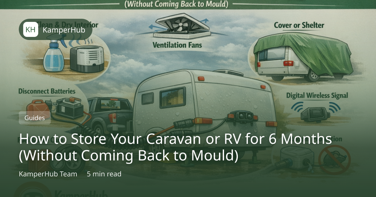 How to Store Your Caravan or RV for 6 Months (Without Coming Back to ...
