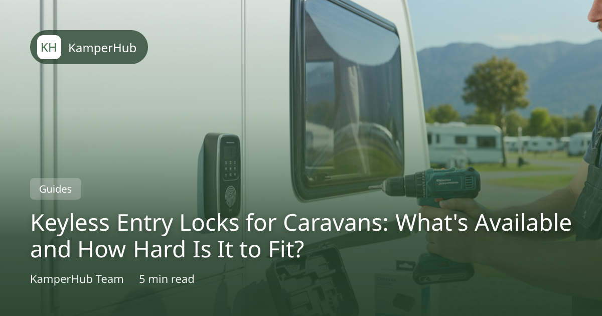 Keyless Entry Locks for Caravans: What's Available and How Hard Is It ...